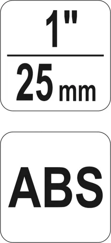 YATO Nákrutka 1", 25mm, ABS (YT-99813)