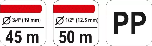 YATO Stojan navíjací na záhradnú hadicu 3/4" 45m/1/2" 50m (YT-99850)